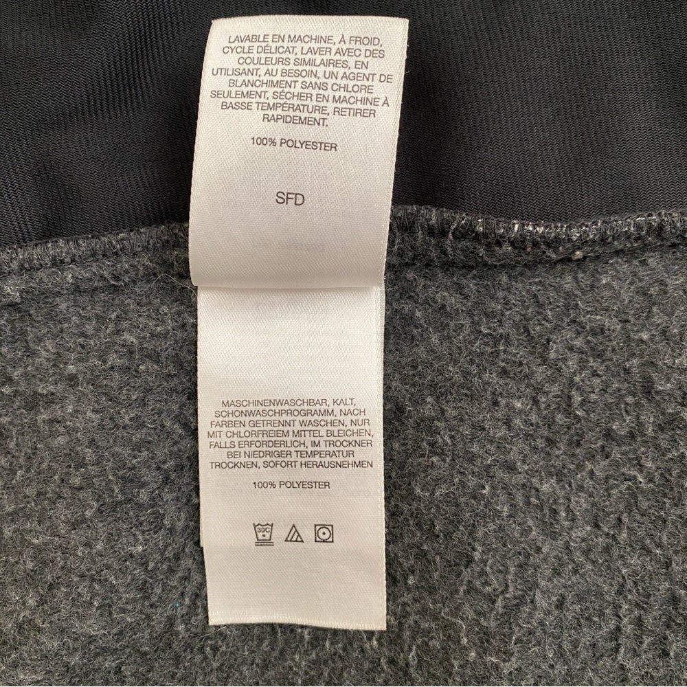 Columbia Dark Grey Fleece Sweater Vest 100% Polyester Size M - Picture 9 of 11